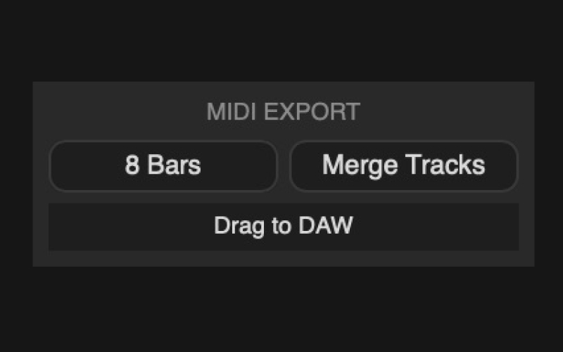 MIDI export drag to DAW